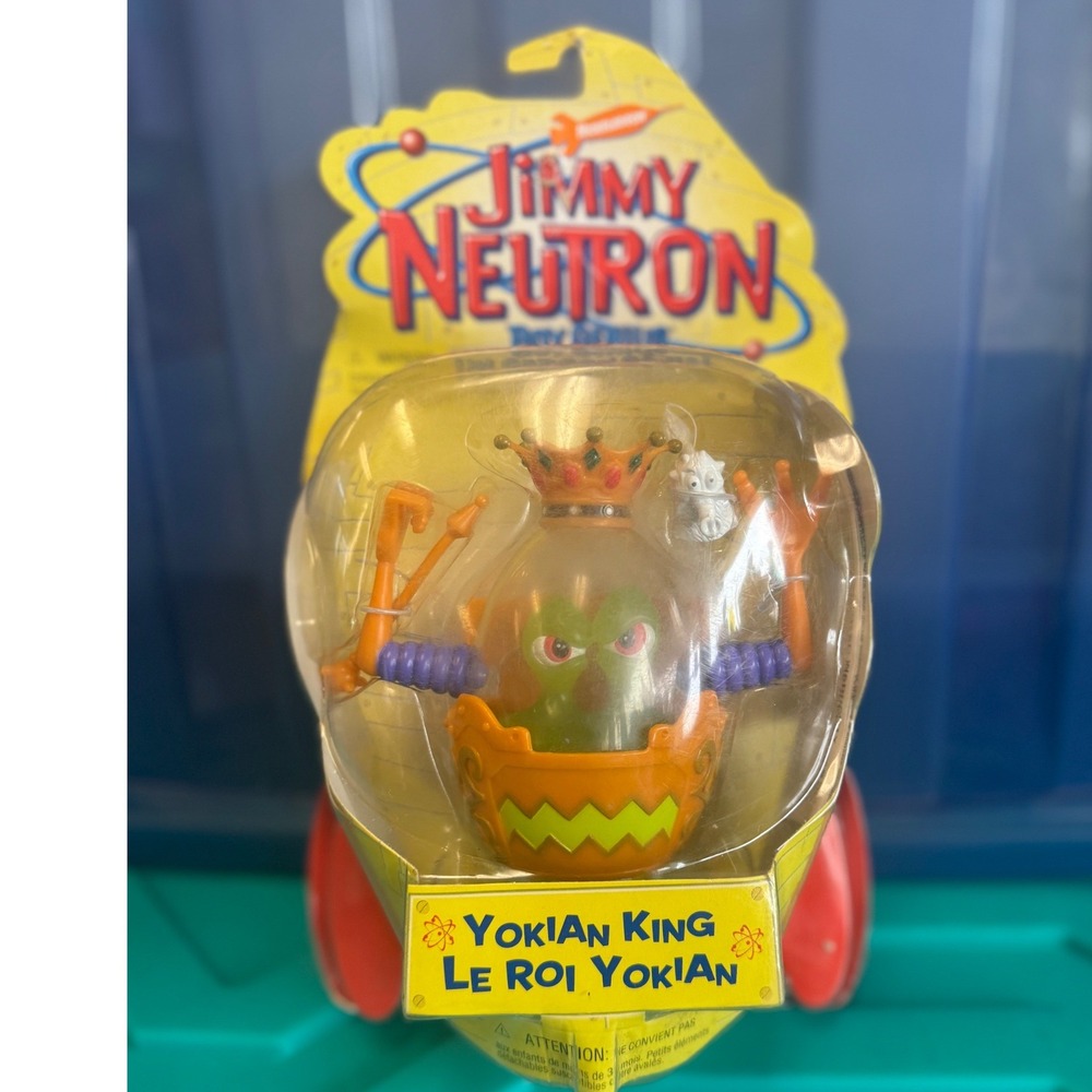 Jimmy Neutron Boy Genius Yokian King Action Figure 2001 Mattel Nickelodeon 50139